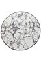 Mijölnir Alfombrilla de baño Marble 100 cm - Blanco